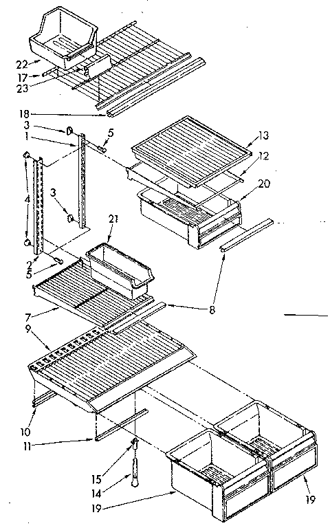 Shelf parts