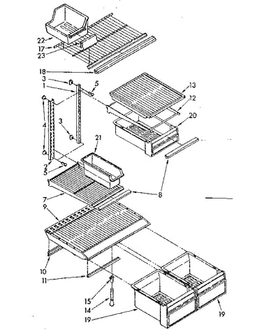 Shelf parts