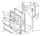 Kenmore 1068758470 refrigerator door parts diagram