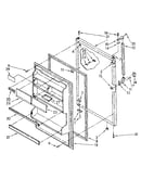 Refrigerator door parts