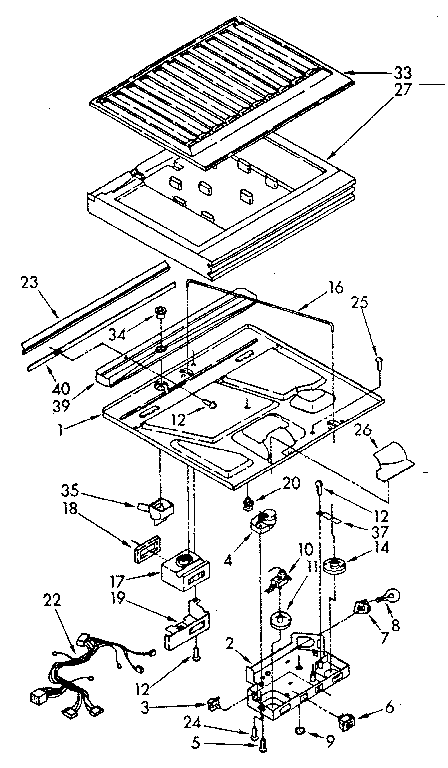 COMPARTMENT SEPARATOR PARTS