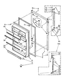 Refrigerator door parts
