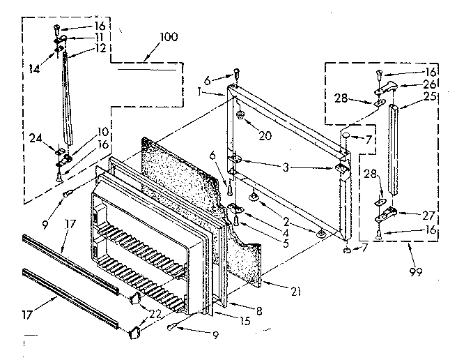 FREEZER DOOR PARTS