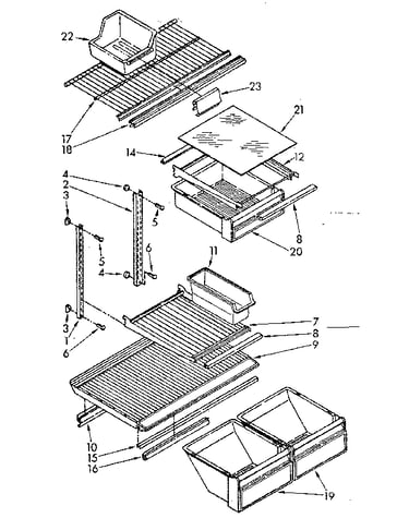 Shelf parts