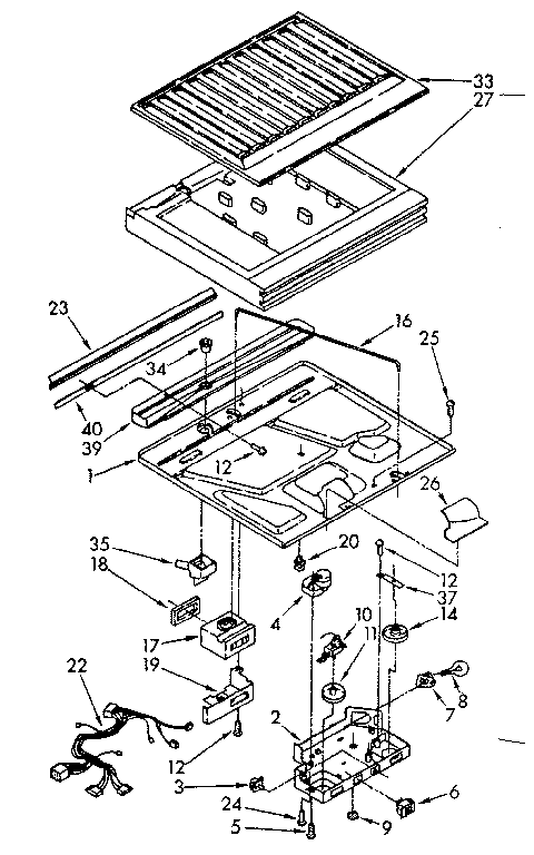 COMPARTMENT SEPARATOR PARTS