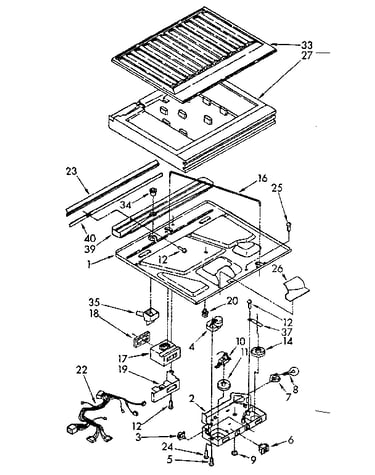 Compartment separator parts