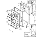Kenmore 1068770660 refrigerator door parts diagram