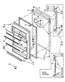 Refrigerator door parts