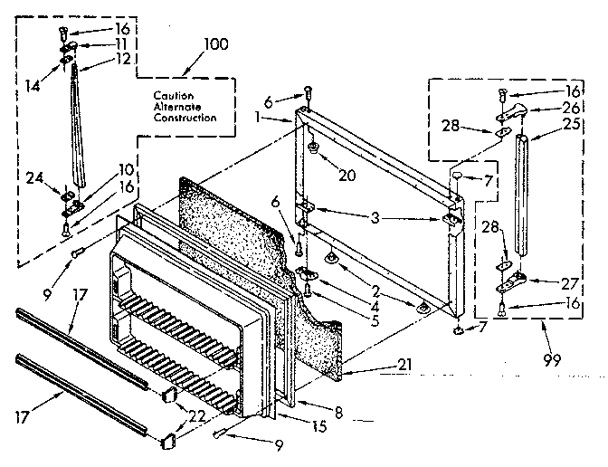 FREEZER DOOR PARTS