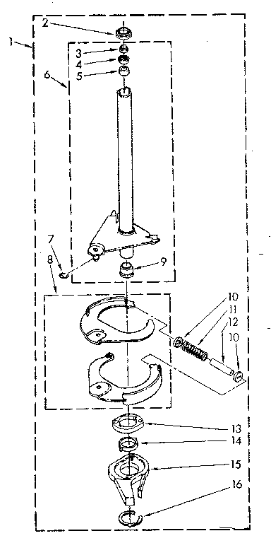 Brake and drive tube parts