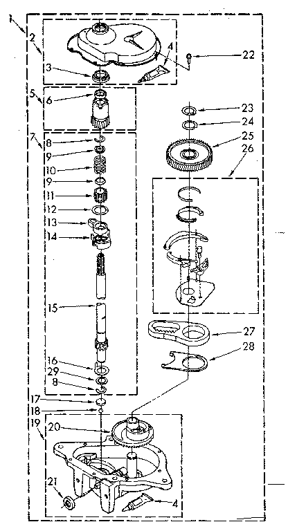 Gearcase parts