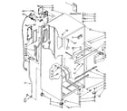 Kenmore 1068788410 cabinet parts diagram