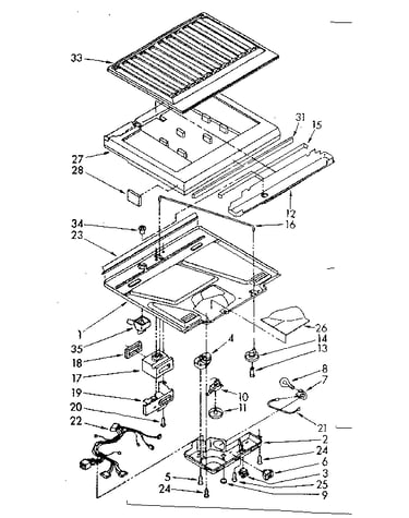 Compartment separator parts
