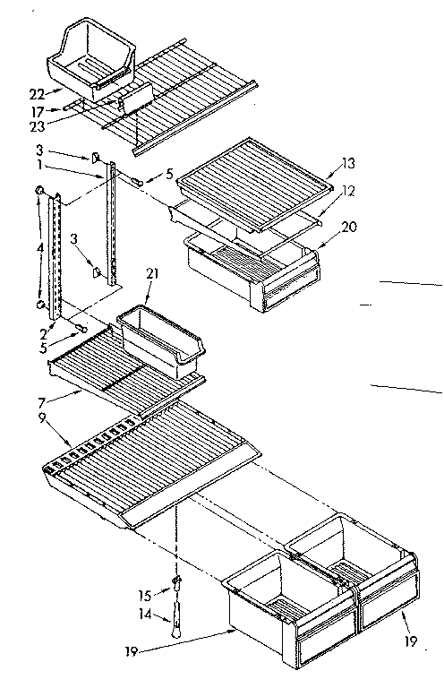 Shelf parts