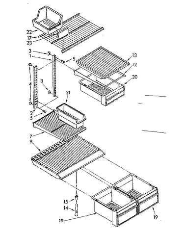 Shelf parts