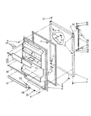 Refrigerator door parts