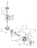 Brake, clutch, gearcase, motor and pump