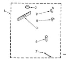 Kenmore 11082467610 miscellaneous parts diagram