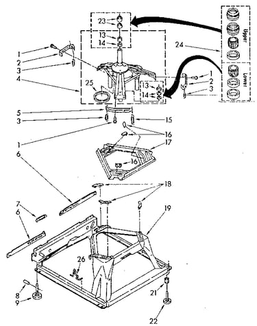 Machine base parts