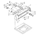Kenmore 11082670820 console panel parts diagram