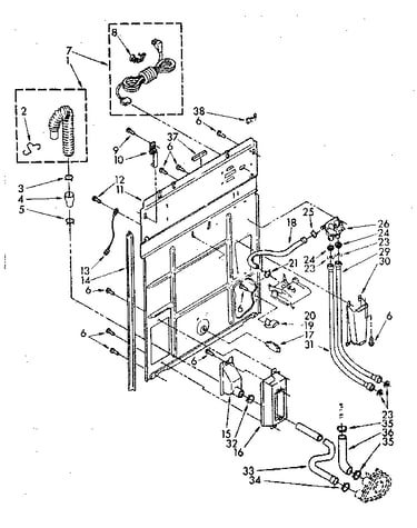 Rear panel parts