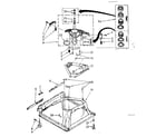 Kenmore 11082670820 machine base parts diagram