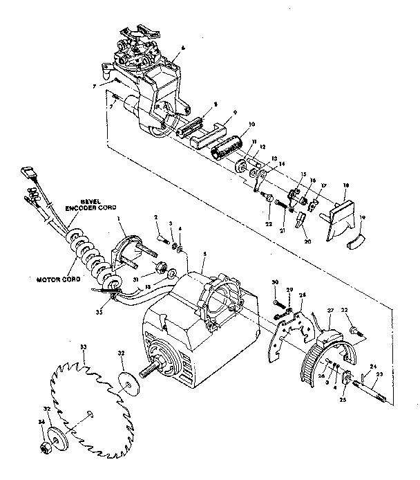 Yoke and motor assembly