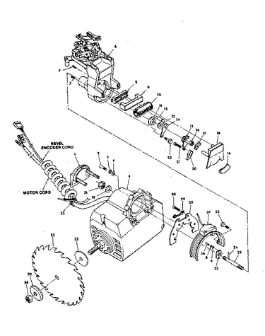 Yoke and motor assembly