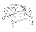 Craftsman 113198211 leg set (model 113.198251 only) diagram