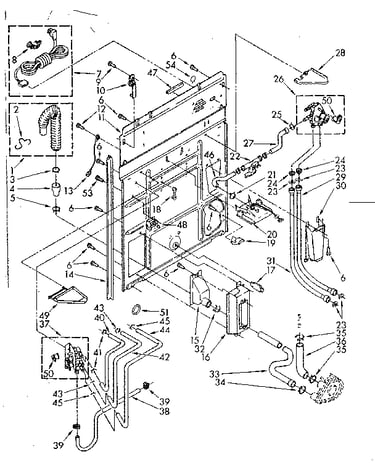 Rear panel parts
