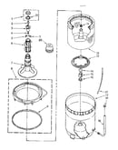 Agitator, basket and tub parts
