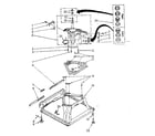 Kenmore 11082683630 machine base parts diagram