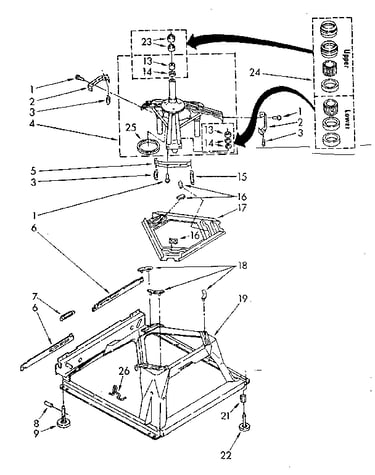 Machine base parts