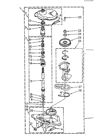 Gearcase parts