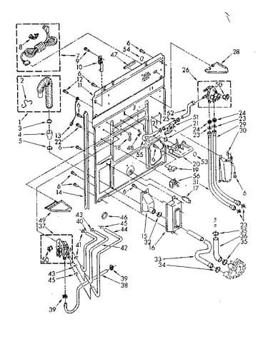 Rear panel parts