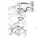 Kenmore 11082692840 machine base parts diagram