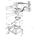 Kenmore 11082692740 machine base parts diagram