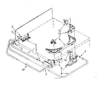 Kenmore 11082692840 bleach, detergent and rinse dispenser parts diagram
