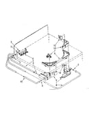 Bleach, detergent and rinse dispenser parts
