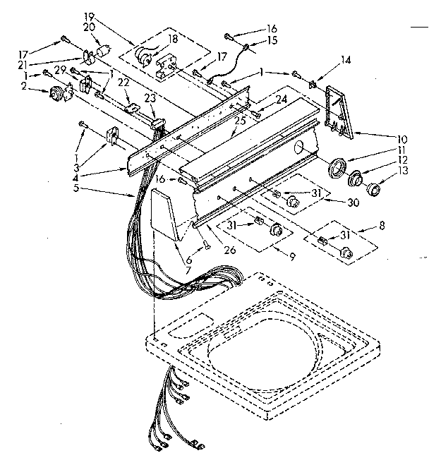 Control panel parts