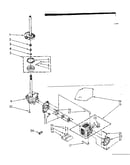 Brake, clutch, gearcase, motor and pump parts