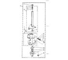 Kenmore 11082791820 brake and drive tube parts diagram