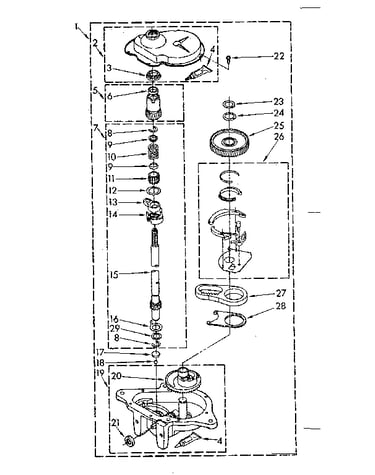 Gearcase parts