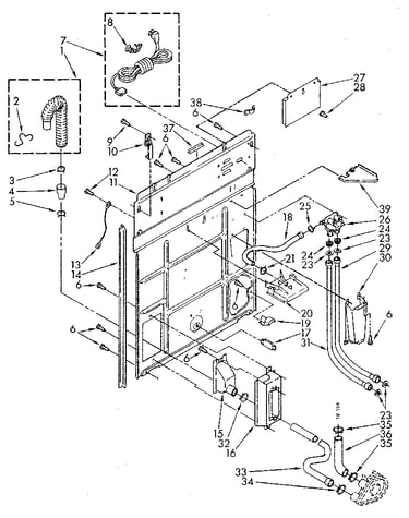 Rear panel parts
