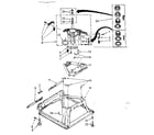 Kenmore 11082870700 machine base parts diagram