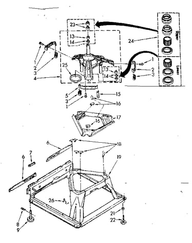 Machine base parts