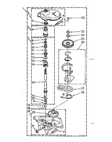 Gearcase parts