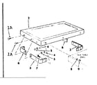 Craftsman 113298151 table extension supplied with model 113.298031 & 113.298151 diagram
