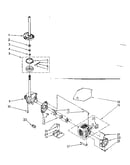 Brake, clutch, gearcase, motor and pump parts