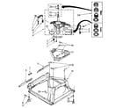 Kenmore 11082872100 machine base parts diagram
